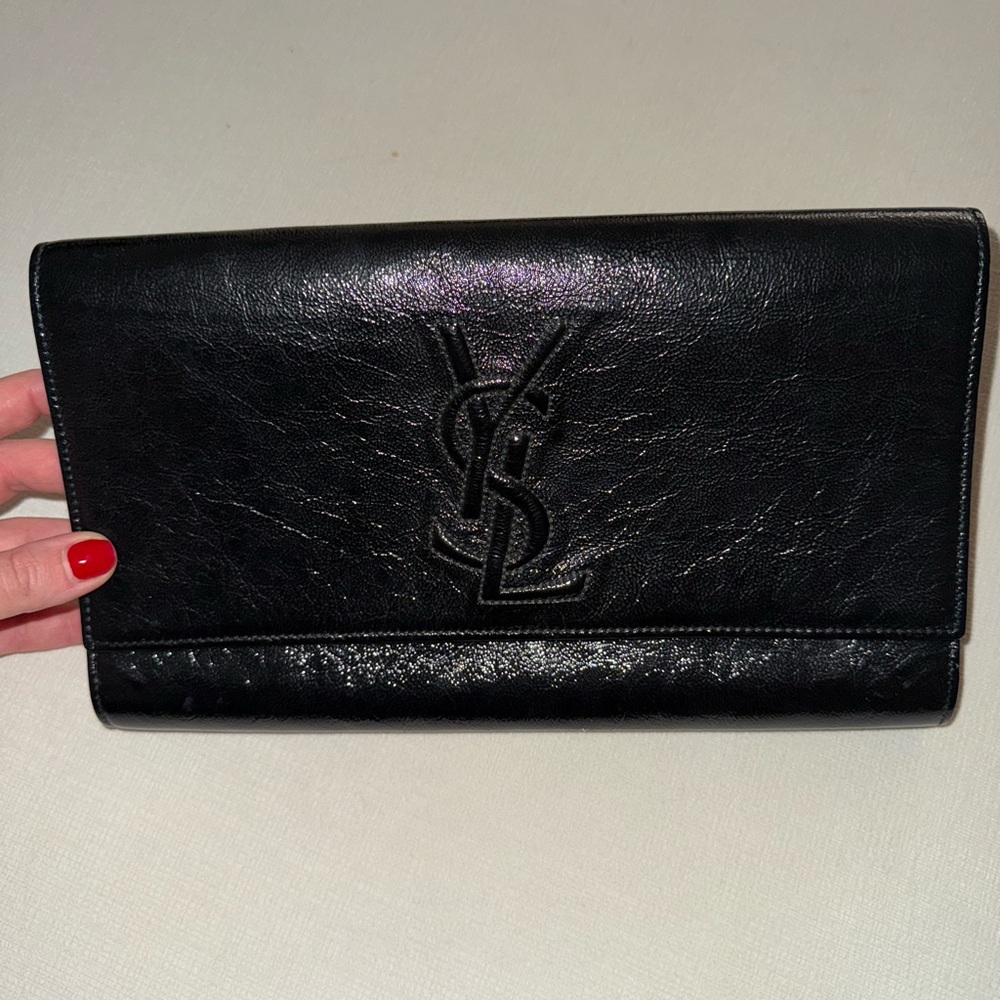 Yves Saint Laurent Black Clutch